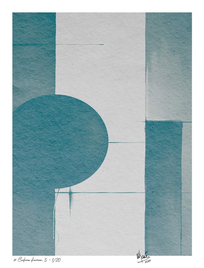 Tableau # Couleurs d'encres, 12