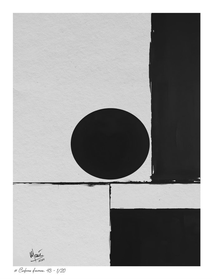 Tableau # Couleurs d'encres, 43