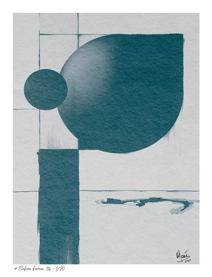 Tableau # Couleurs d'encres, 36