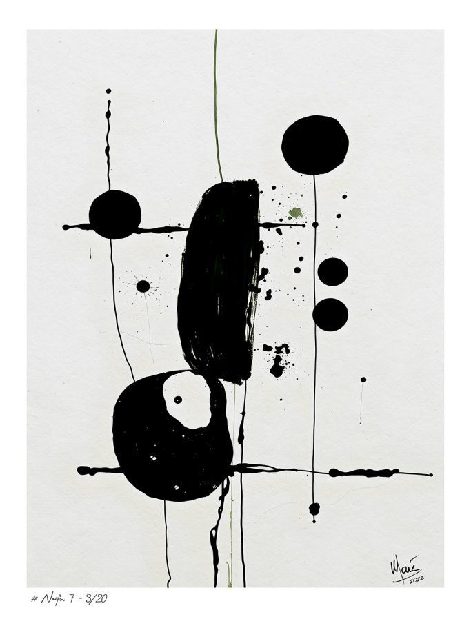 Tableau # Traits naïfs, 7