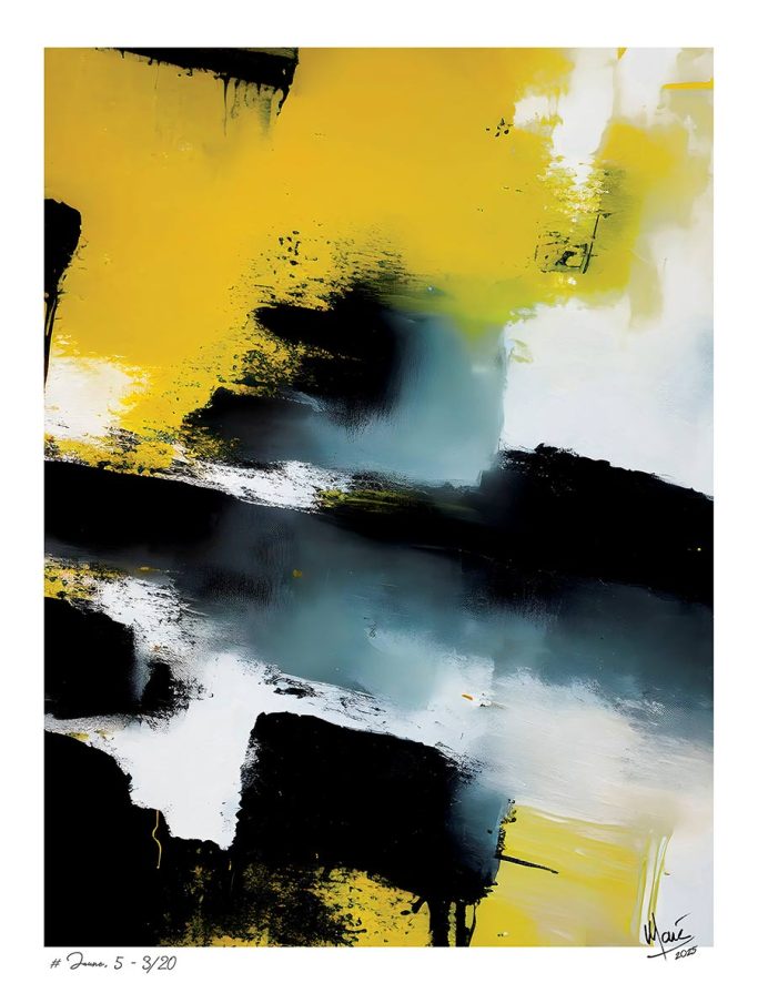 Tableau # Jaune, 5