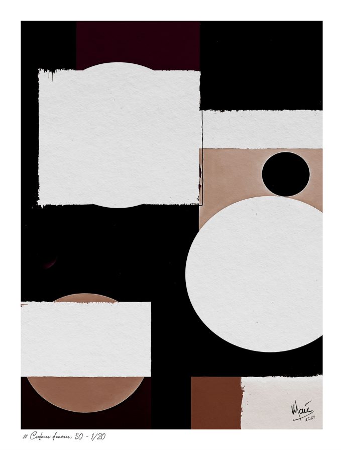 Tableau # Couleurs d'encres, 50