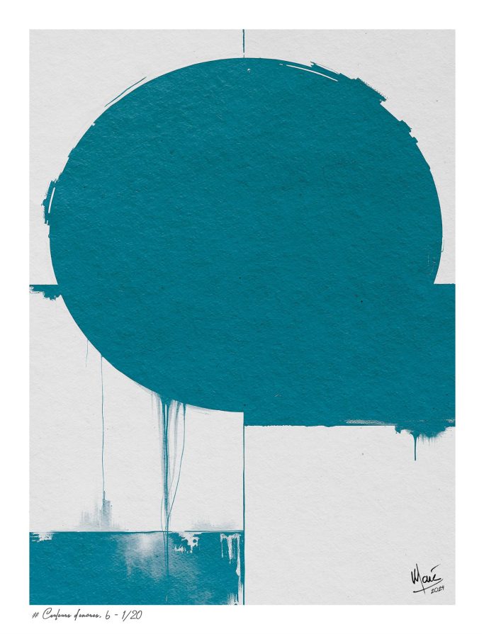 Tableau # Couleurs d'encres, 6