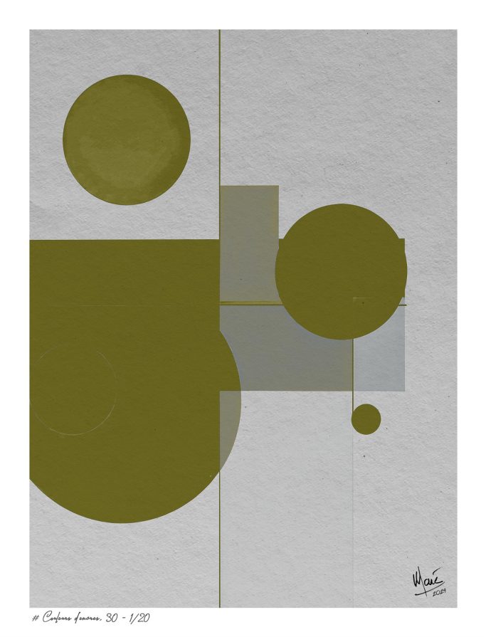 Tableau # Couleurs d'encres, 30