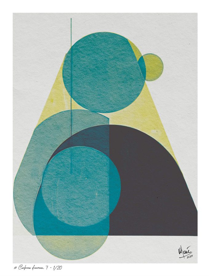 Tableau # Couleurs d'encres, 7