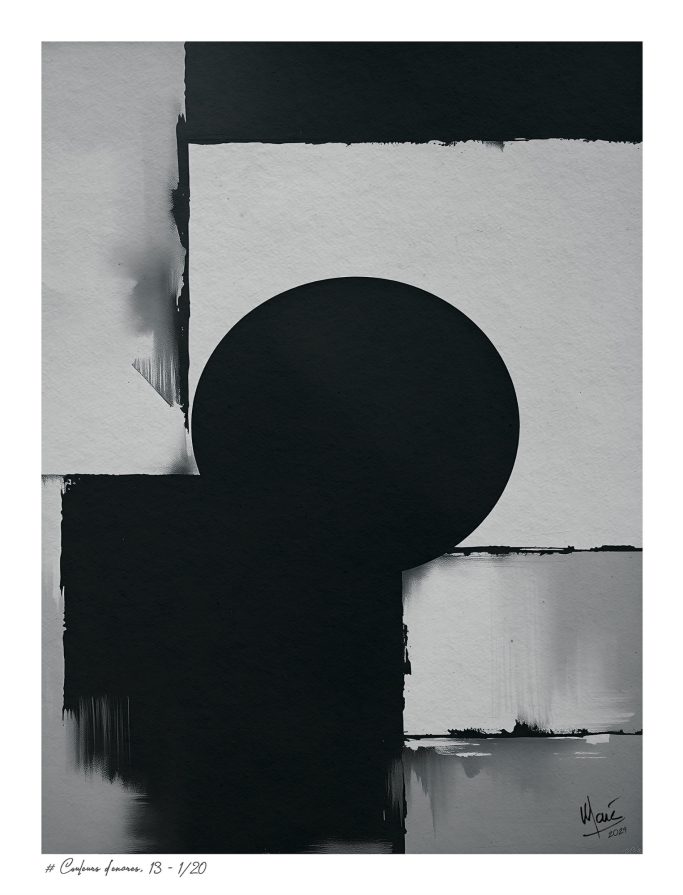 Tableau # Couleurs d'encres, 13