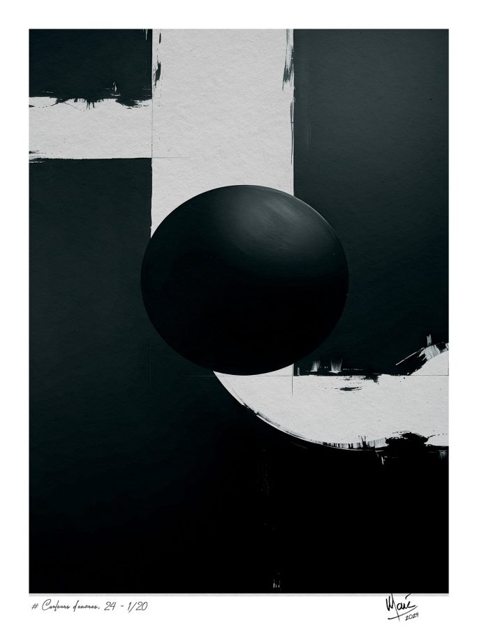 Tableau # Couleurs d'encres, 24