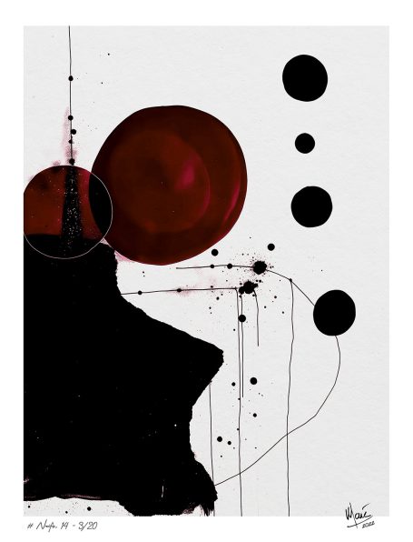 Tableau # Traits naïfs, 14