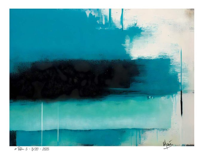 Tableau # Bleu, 5