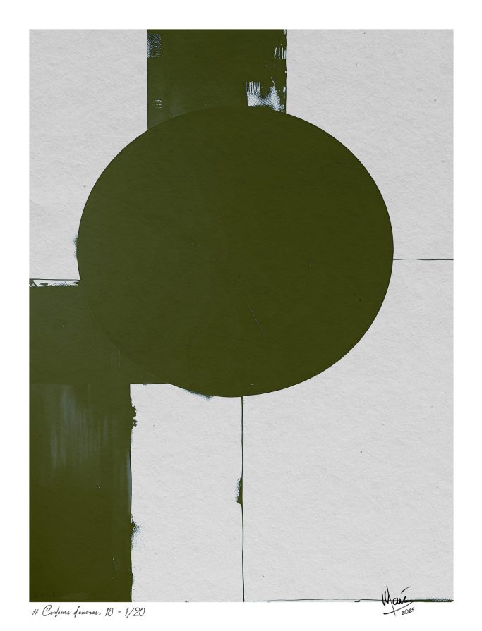 Tableau # Couleurs d'encres, 18