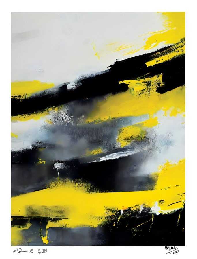 Tableau # Jaune, 13