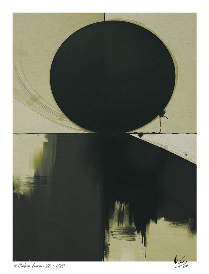 Tableau # Couleurs d'encres, 25