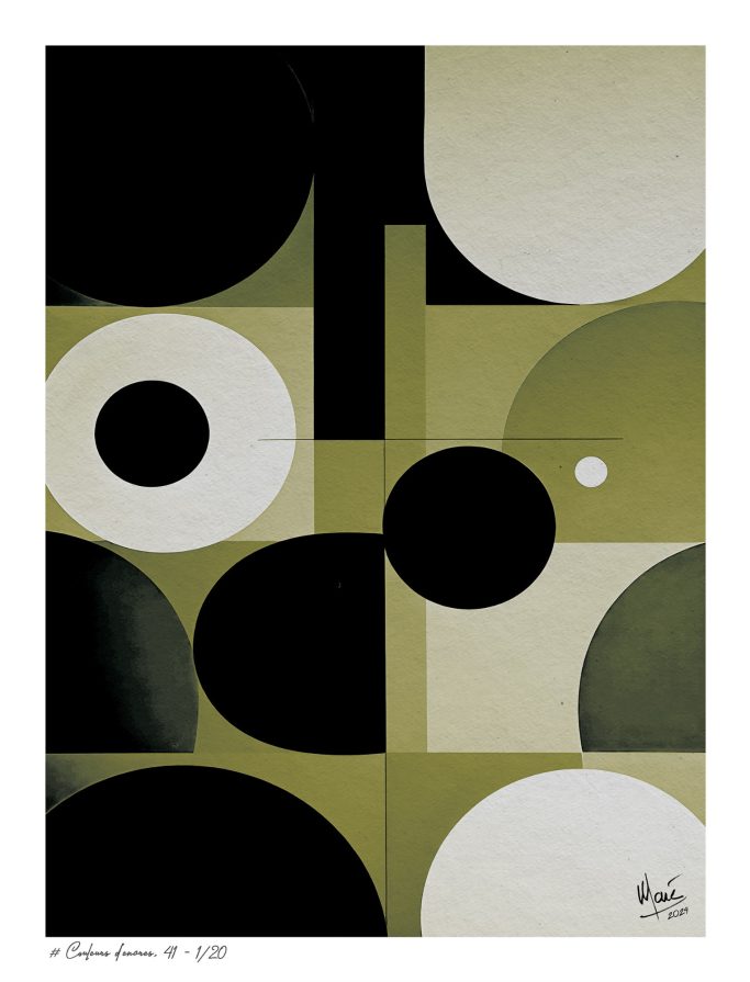 Tableau # Couleurs d'encres, 41