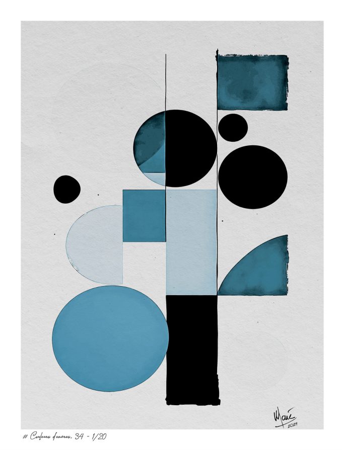 Tableau # Couleurs d'encres, 34