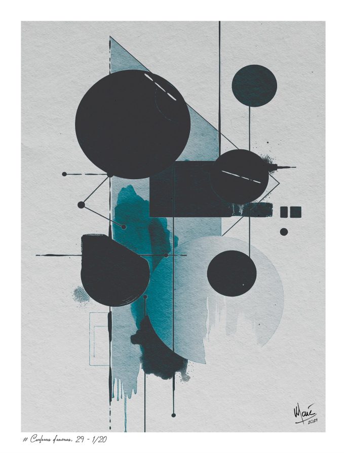 Tableau # Couleurs d'encres, 29