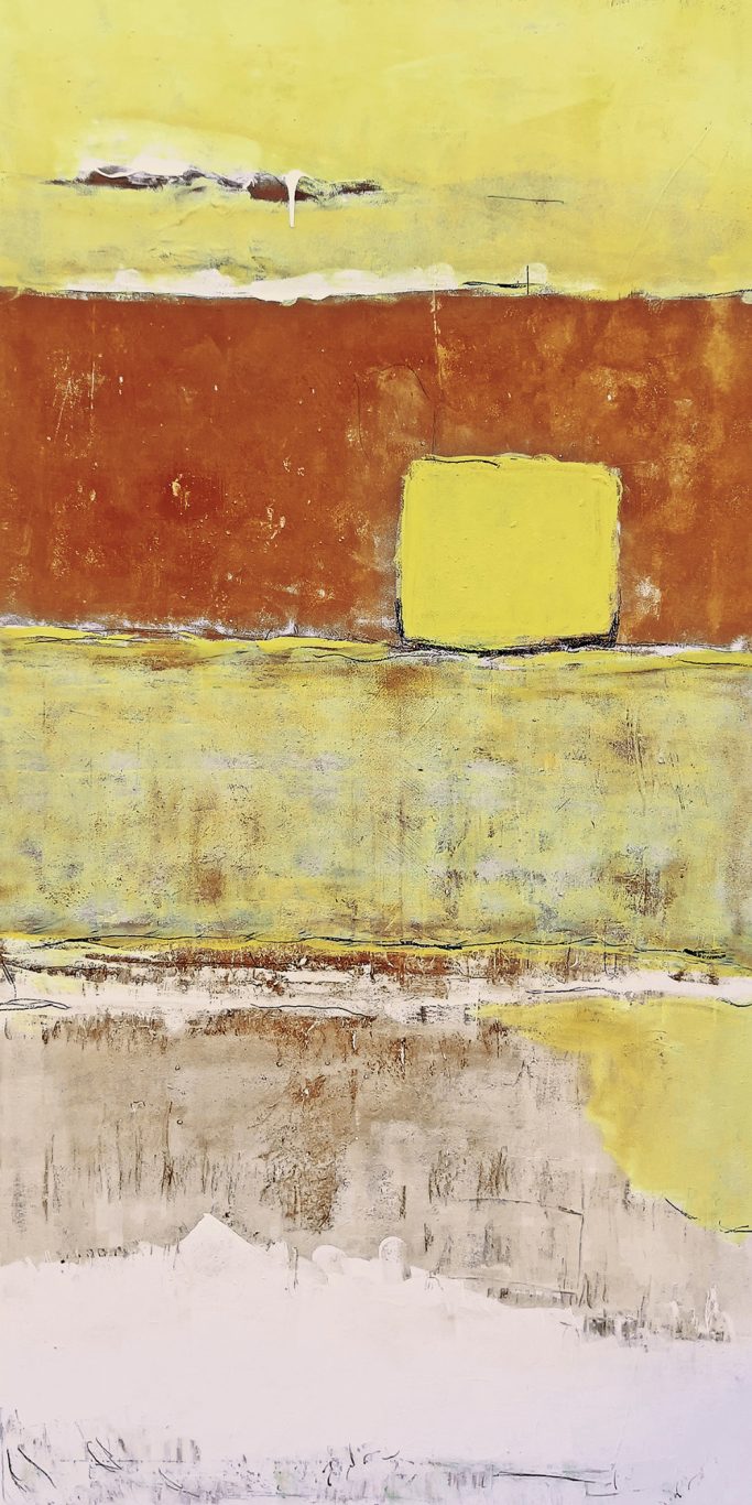 # Jaune 401 / 2024 / 180x90 / AV Tableau # Jaune 401