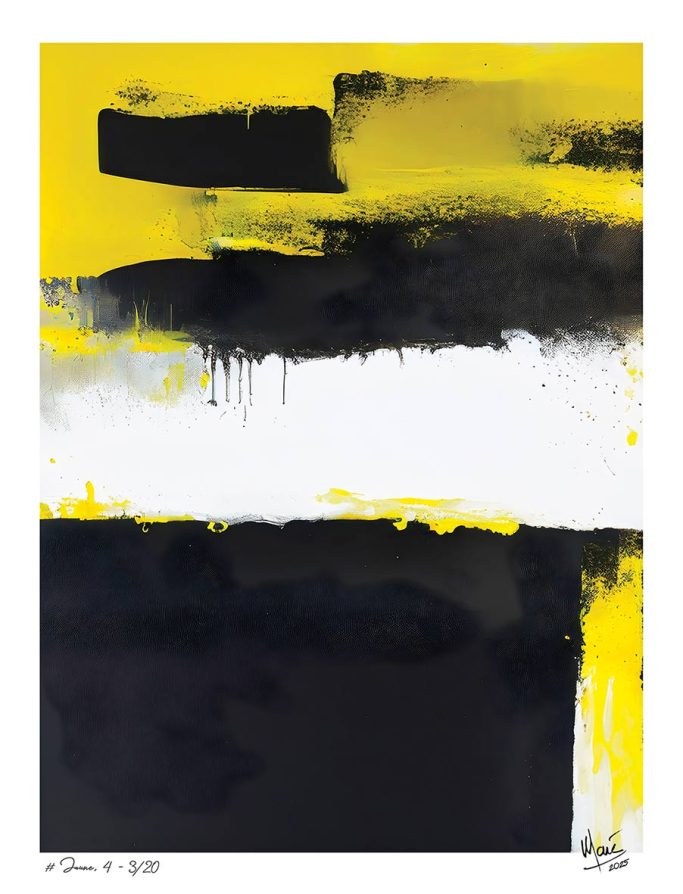 Tableau # Jaune, 4