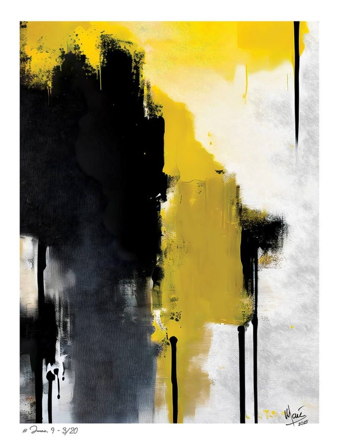 Tableau # Jaune, 9