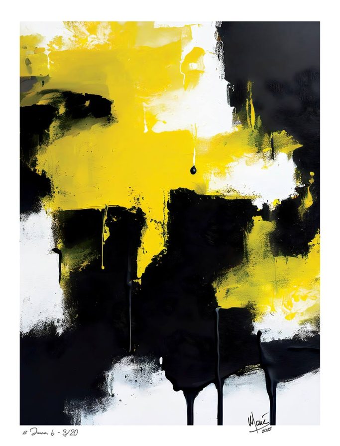 Tableau # Jaune, 6