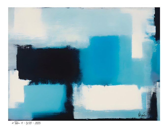 Tableau # Bleu, 4