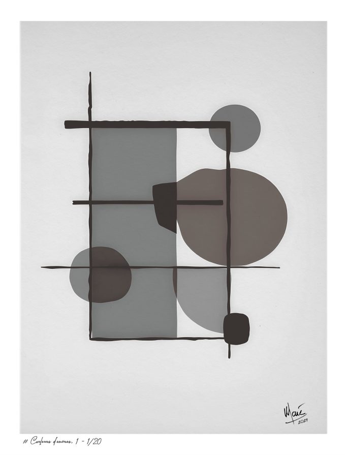 Tableau # Couleurs d'encres, 1