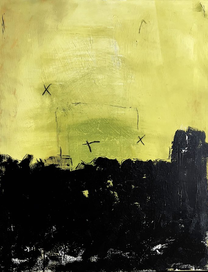 # Jaune, 17 - Disponible à la vente Tableau # Jaune, 17