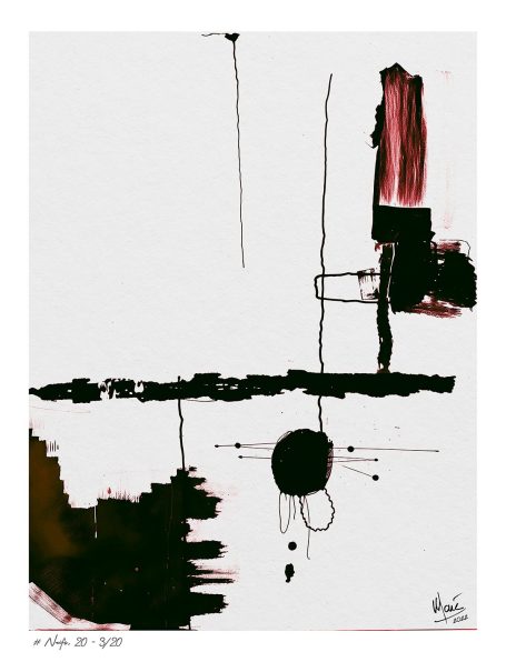 Tableau # Traits naïfs, 20