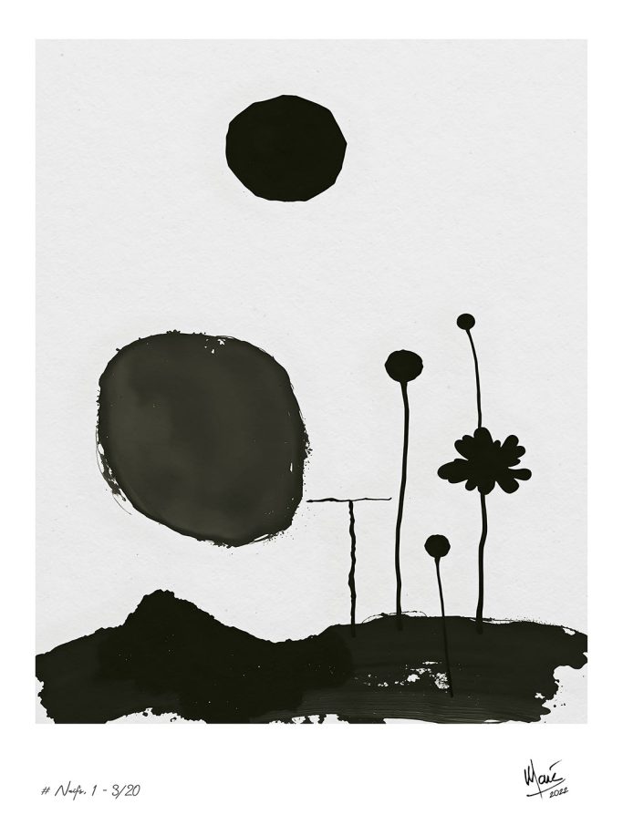 Tableau # Traits naïfs, 1