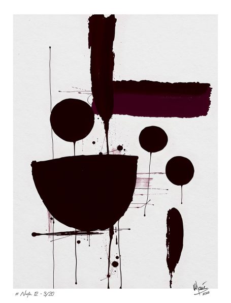 Tableau # Traits naïfs, 12