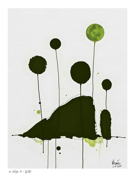 Tableau # Traits naïfs, 4