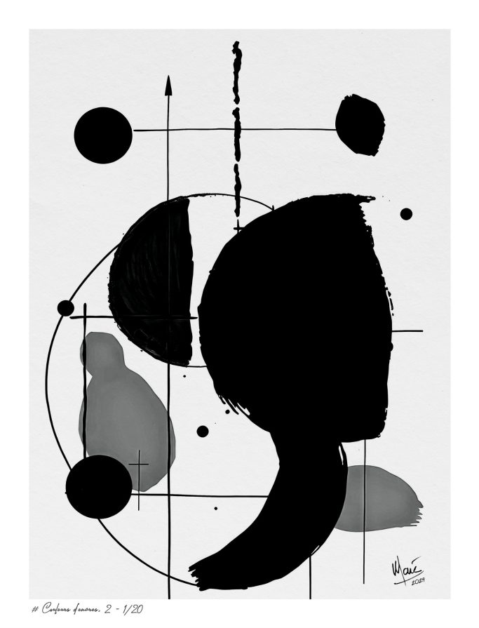 Tableau # Couleurs d'encres, 2