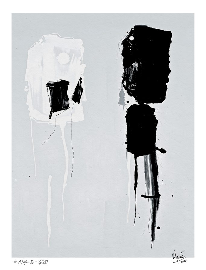 Tableau # Traits naïfs, 16