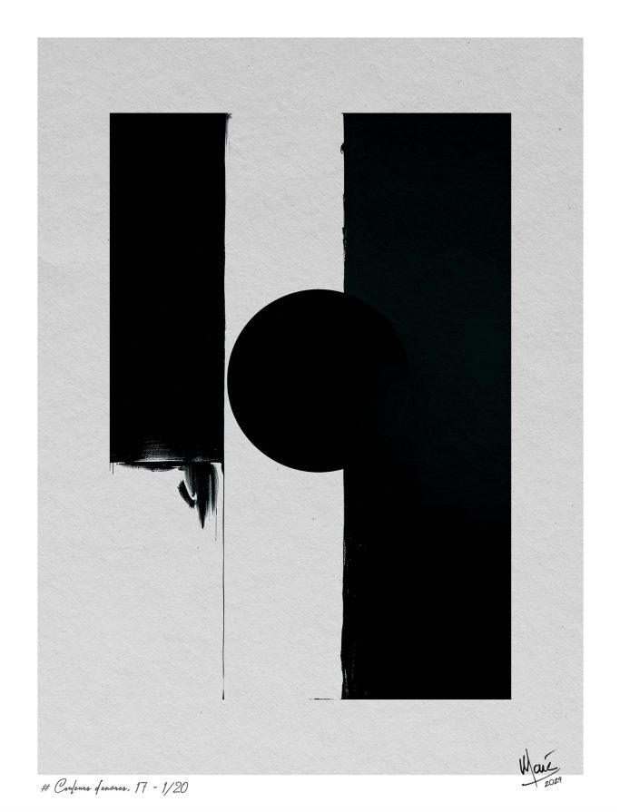 Tableau # Couleurs d'encres, 17