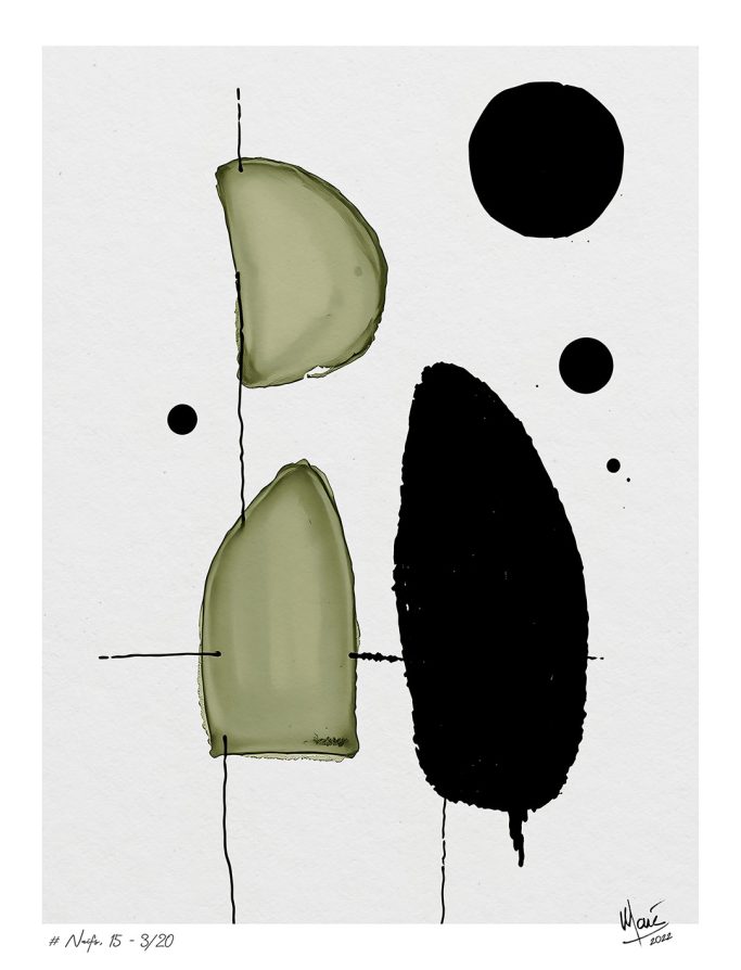 Tableau # Traits naïfs, 15