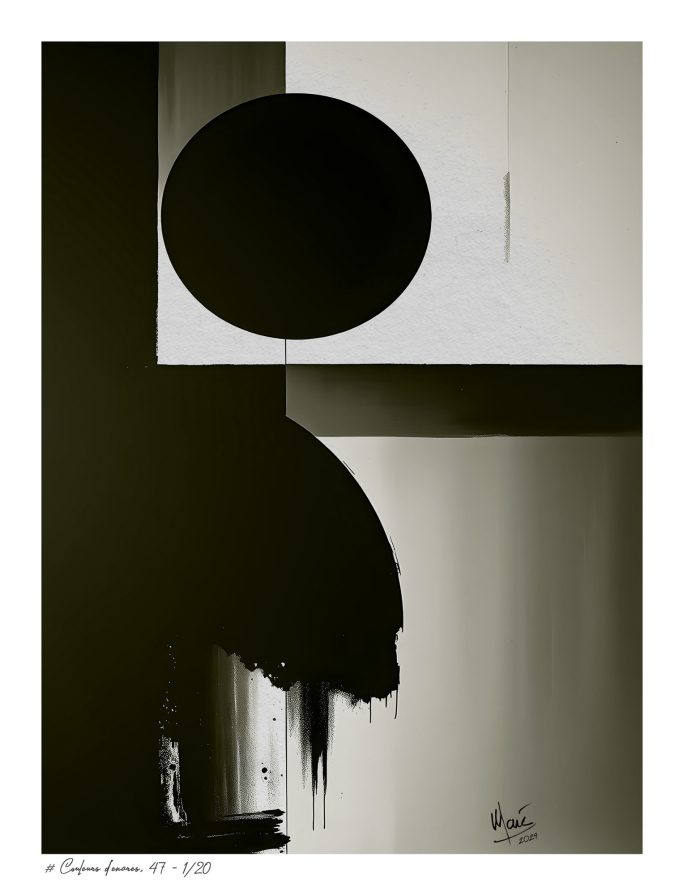 Tableau # Couleurs d'encres, 47