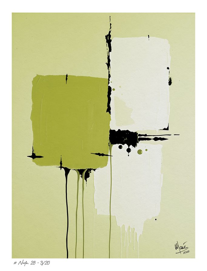 Tableau # Traits naïfs, 28