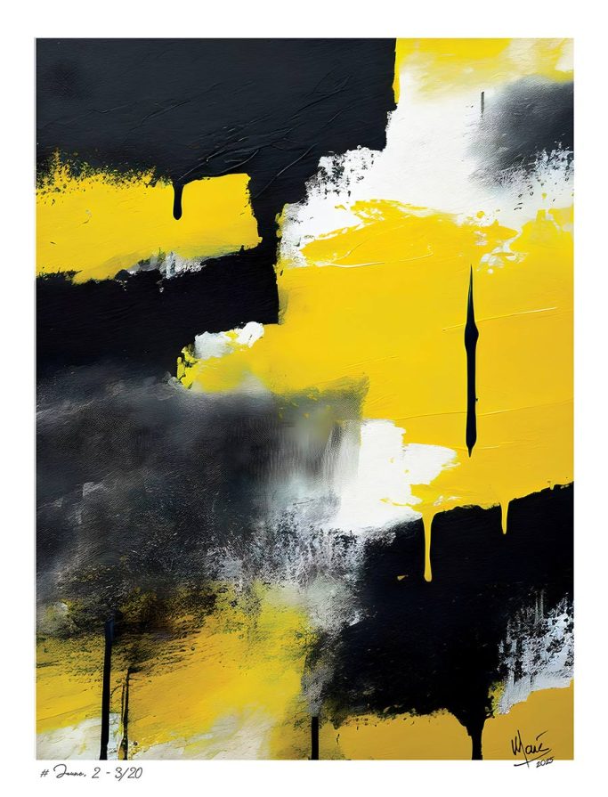 Tableau # Jaune, 2