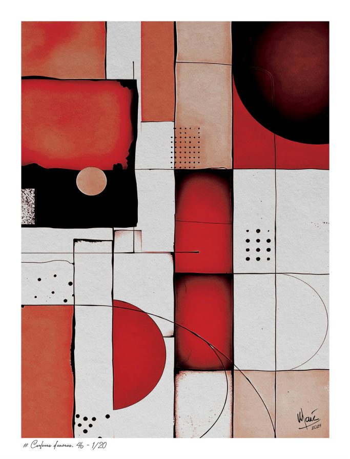 Tableau # Couleurs d'encres, 46