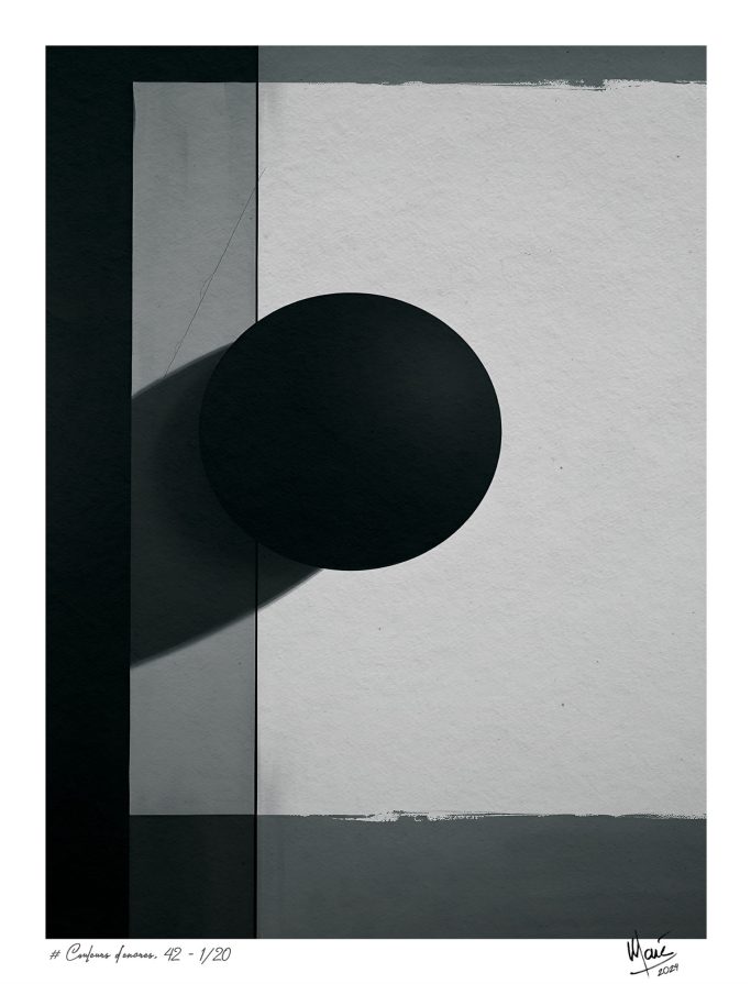 Tableau # Couleurs d'encres, 42