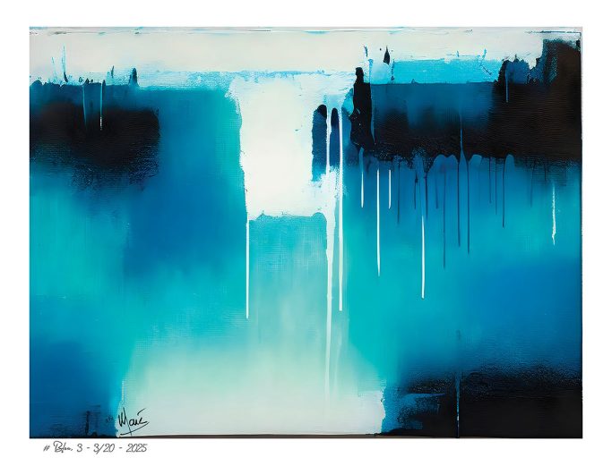 Tableau # Bleu, 3