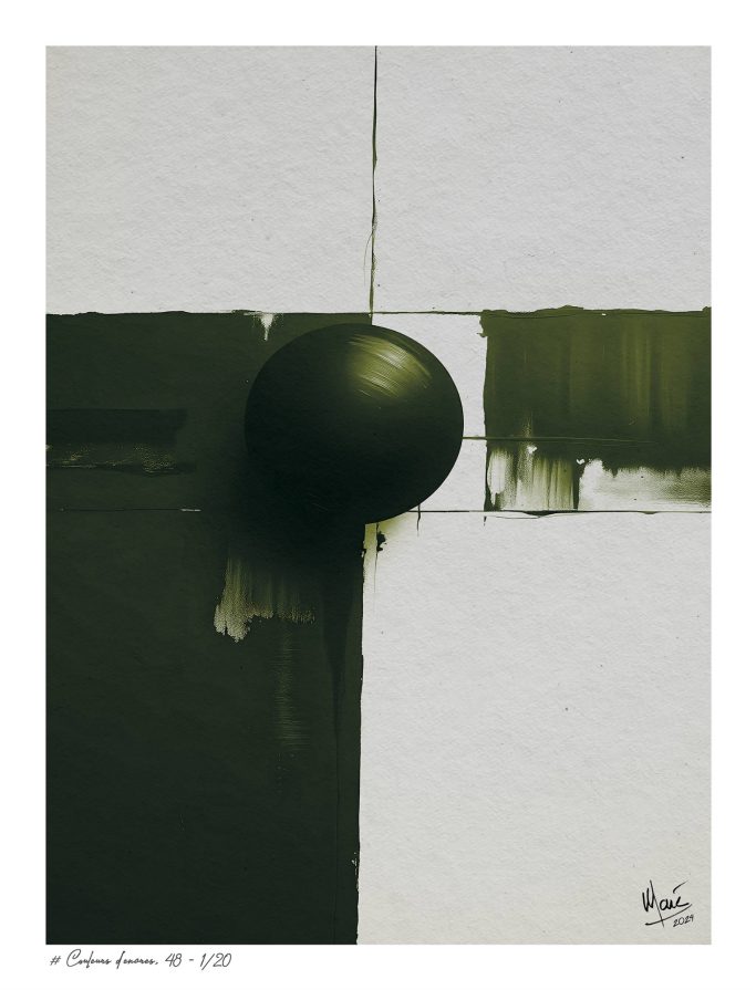 Tableau # Couleurs d'encres, 48