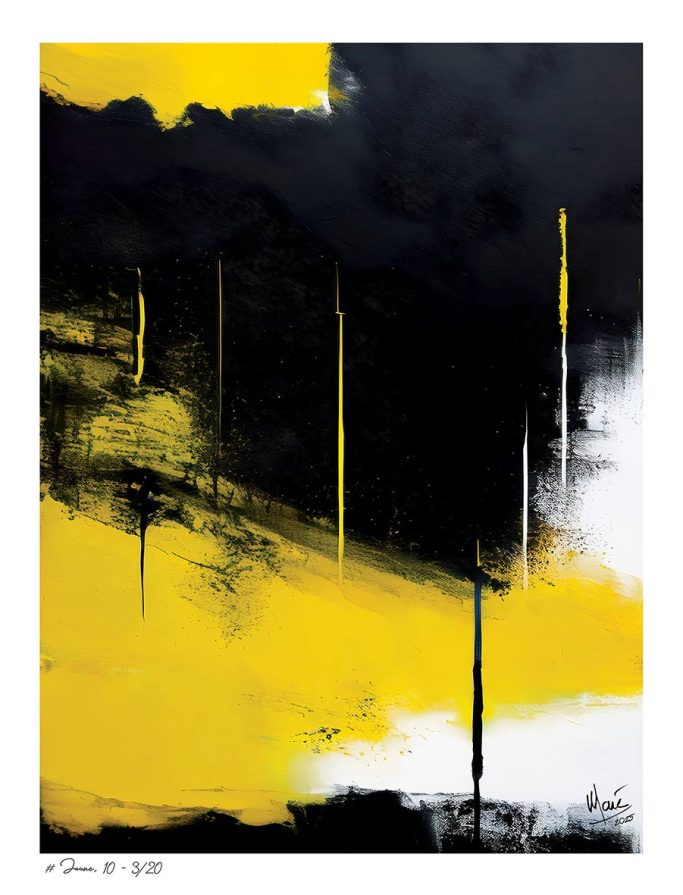Tableau # Jaune, 10
