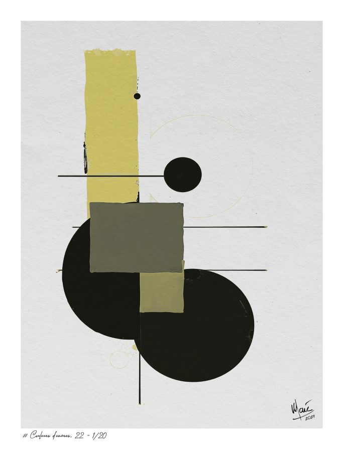 Tableau # Couleurs d'encres, 22