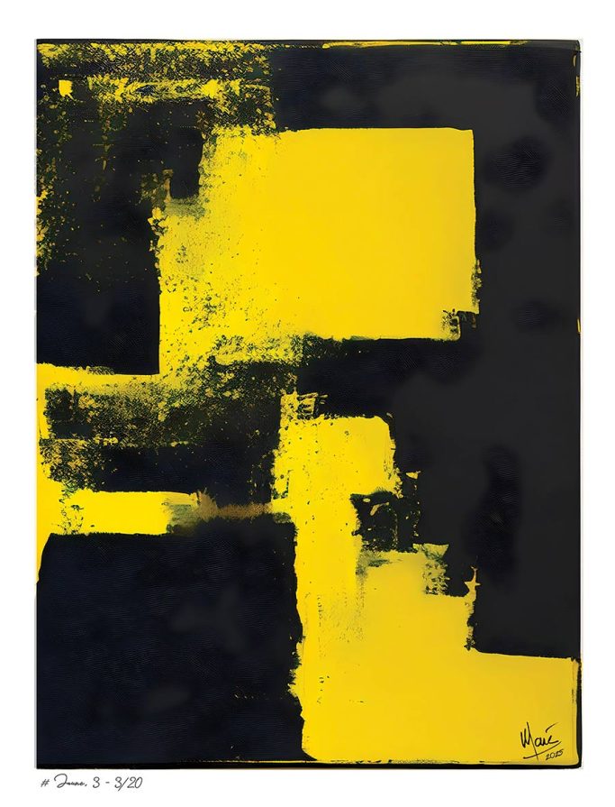 Tableau # Jaune, 3