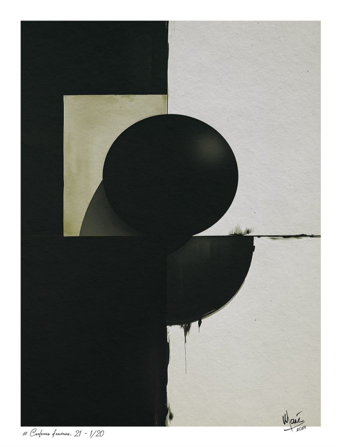 Tableau # Couleurs d'encres, 21