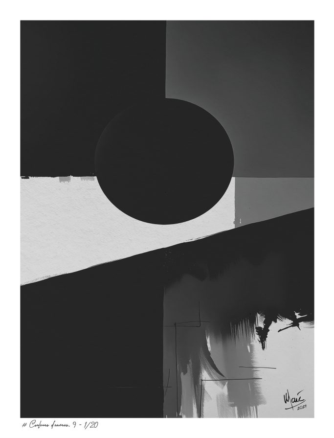 Tableau # Couleurs d'encres, 9