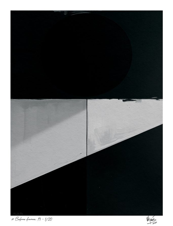 Tableau # Couleurs d'encres, 19